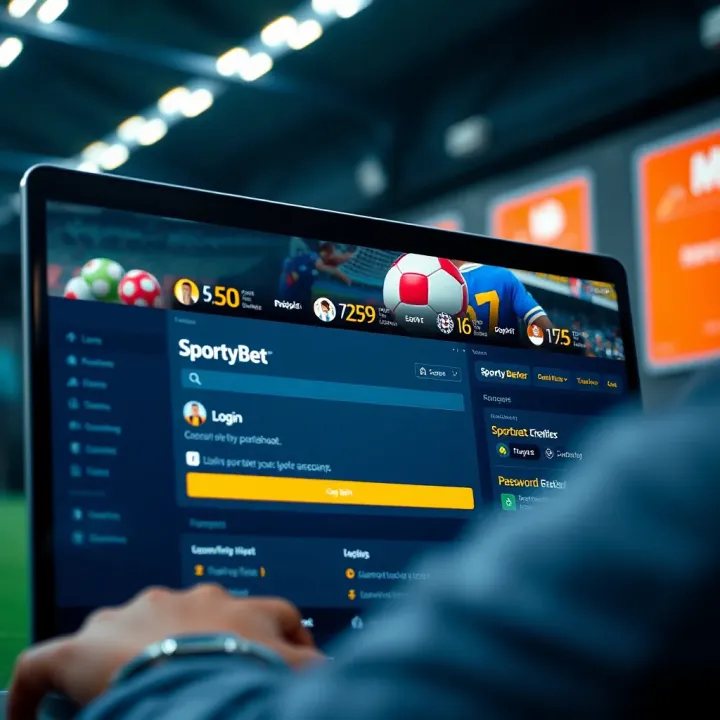 Interface comparison of SportyBet and BetPawa showing available sports and betting markets