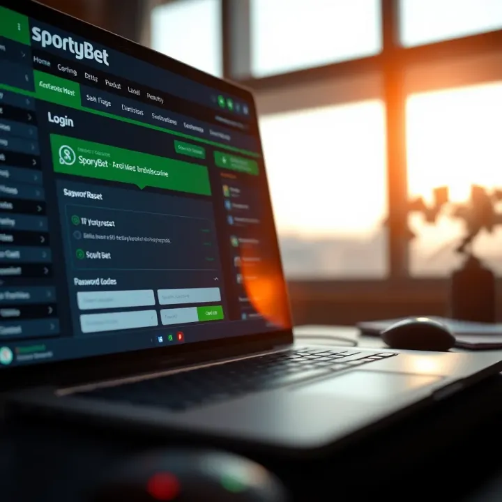 Smartphone displaying the SportyBet app interface with betting options visible