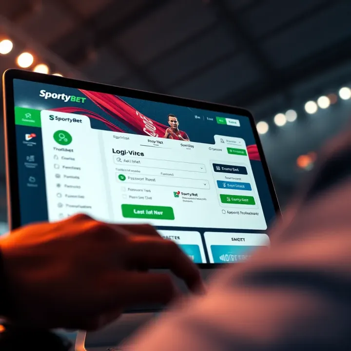 User interface displaying SportyBet Mobile Lite app registration screen on a smartphone