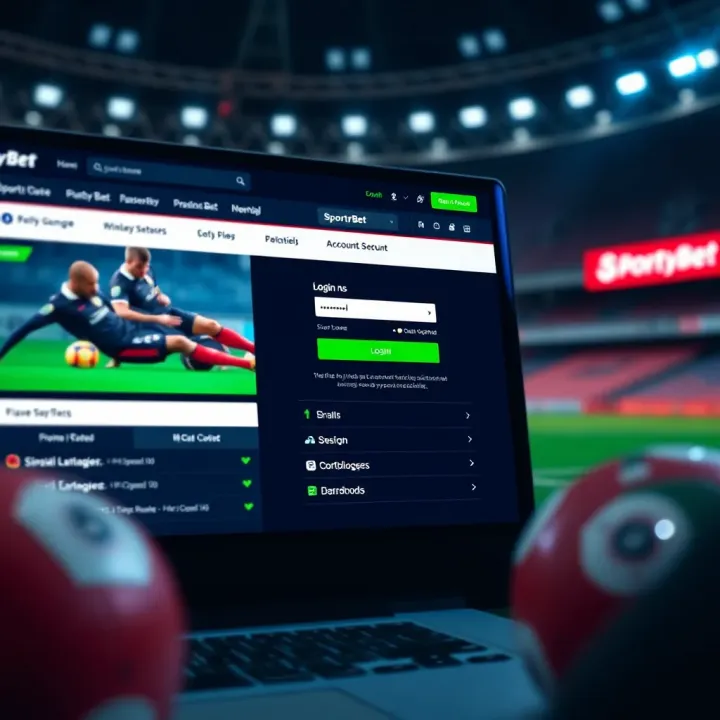 User registering a new account on the SportyBet app interface with a secure password field