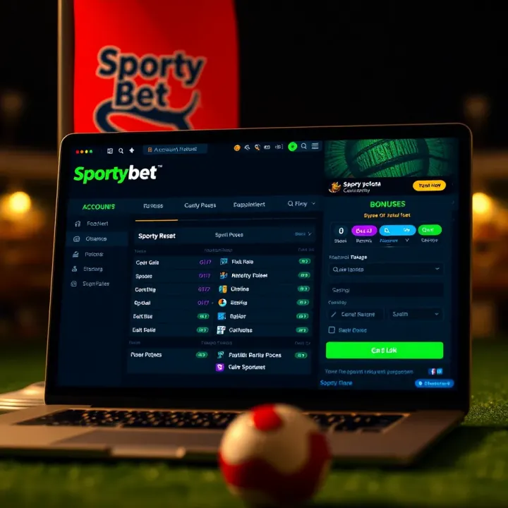 User entering login credentials on SportyBet platform on smartphone