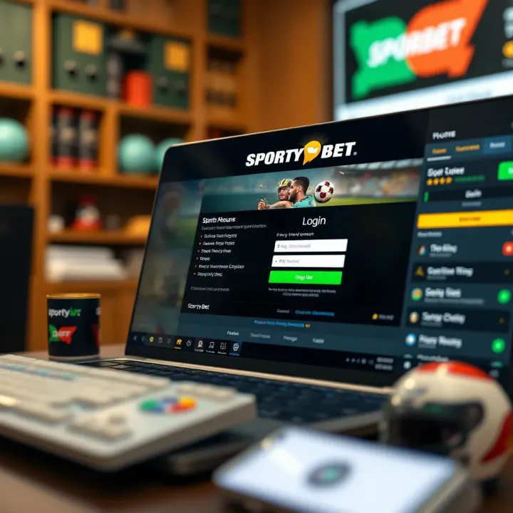 Password reset interface on SportyBet platform