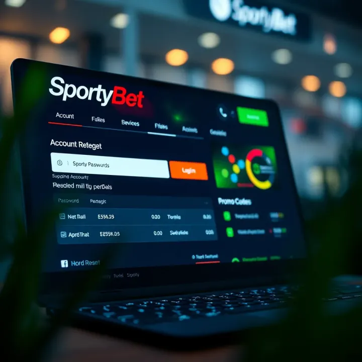 Mobile phone displaying SportyBet app with active sports betting options