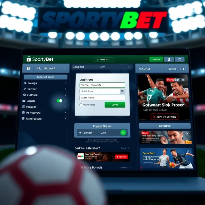 SportyBet Nigeria app registration screen on mobile device showing user input fields