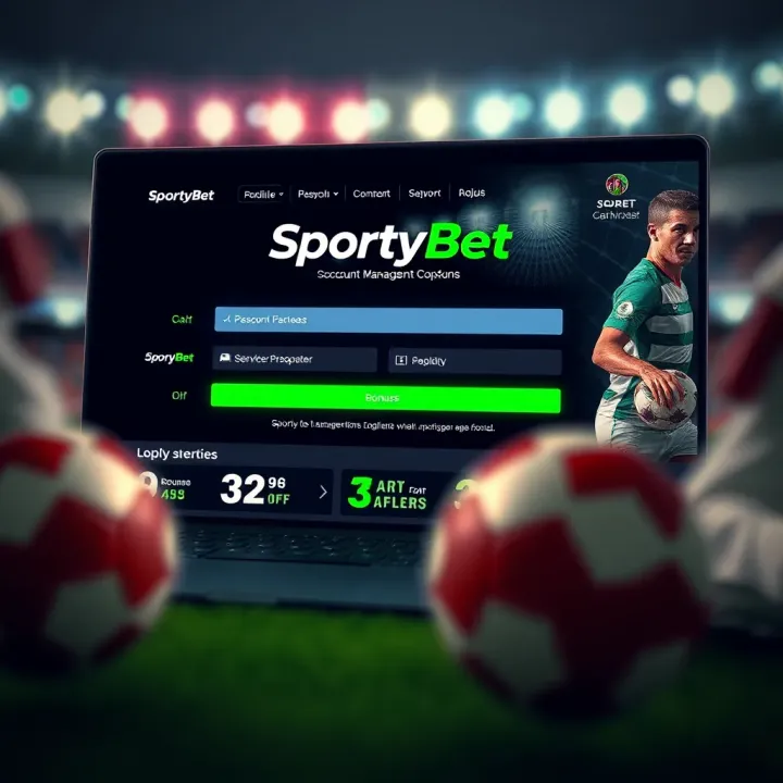 Sportybet Nigeria Betting Platform Interface User browsing Sportybet Nigeria interface on a mobile device showing betting options