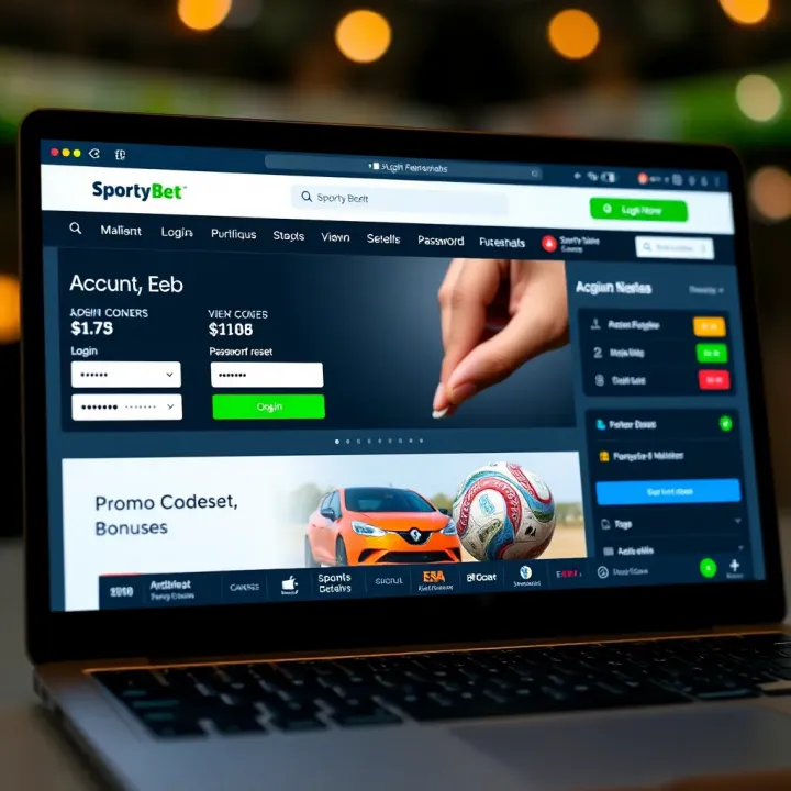 User navigating through SportyBet app interface showing live football scores and betting options