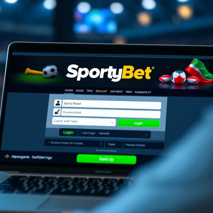 Smartphone screen showing user registration form on SportyBet application