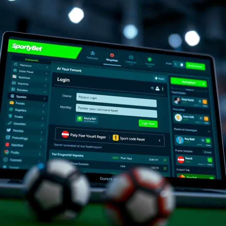User accessing the SportyBet registration page on a laptop in Nigeria