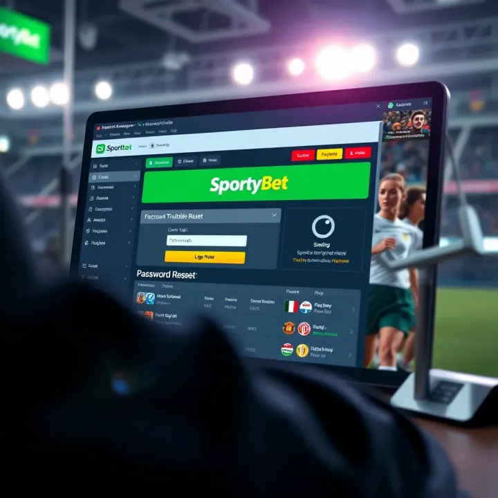 SportyBet App Interface on Android Device in Nigeria Android smartphone displaying SportyBet app interface with betting options and sports categories
