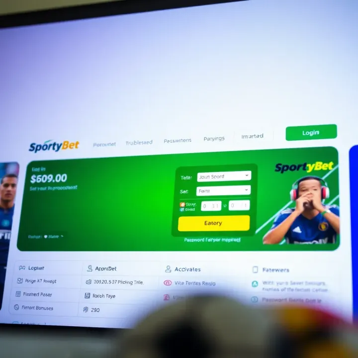 Navigating Betting Features on SportyBet Mobile Lite User navigating SportyBet app on smartphone showing betting options and notifications