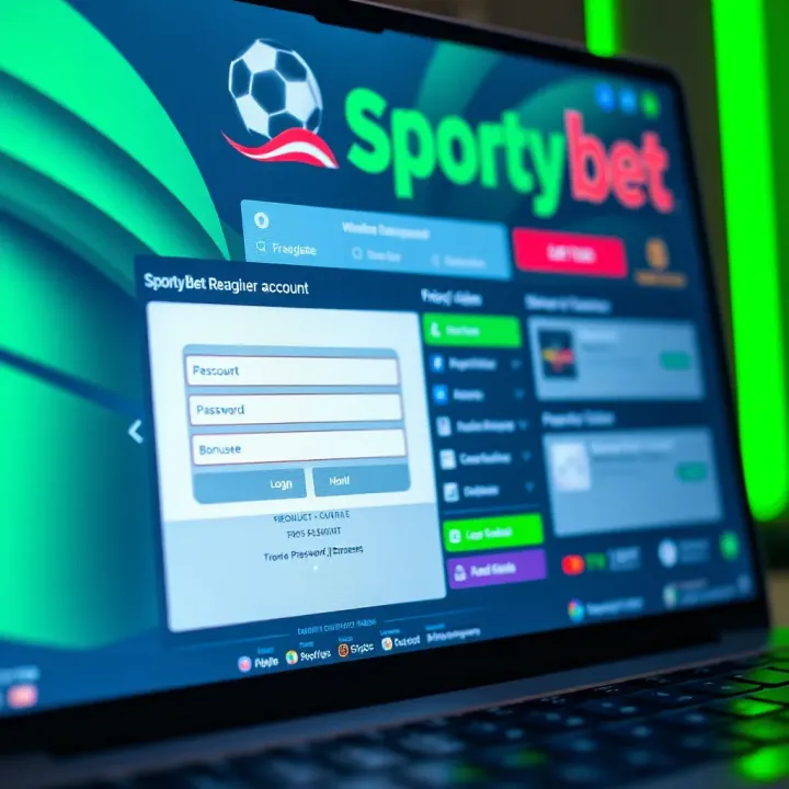 User navigating the SportyBet app menu showing betting options and live scores
