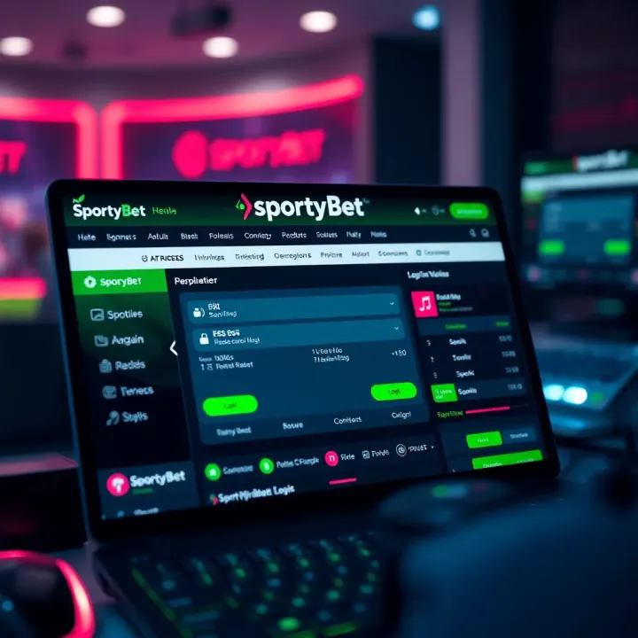 SportyBet app dashboard highlighting secure deposit methods for Nigerian users