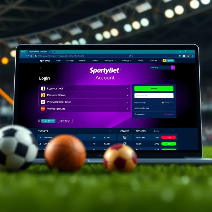 Secure login screen of SportyBet app emphasizing safety and user authentication