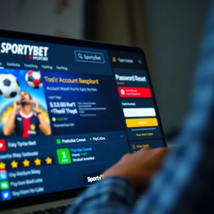 Using SportyBet App for Serie A Bets Mobile phone screen displaying SportyBet app with Serie A betting options