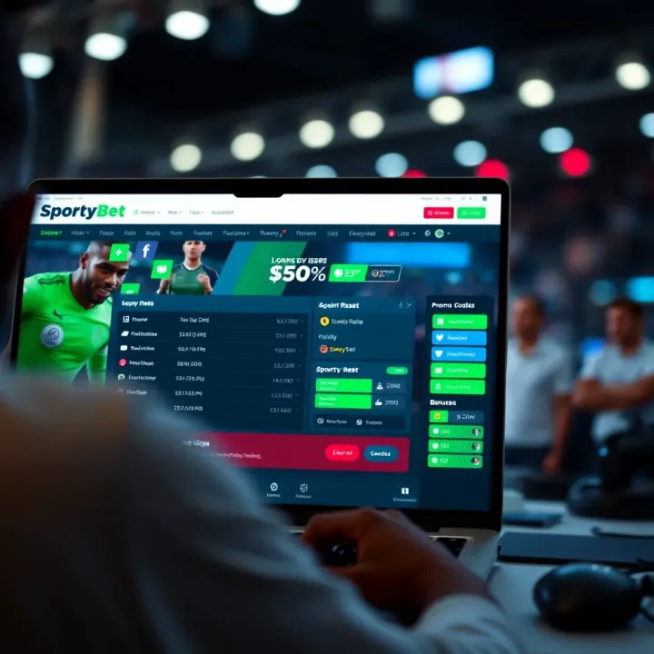 Reliable Customer Support Services on SportyBet Customer support representative assisting with inquiries via online chat on SportyBet