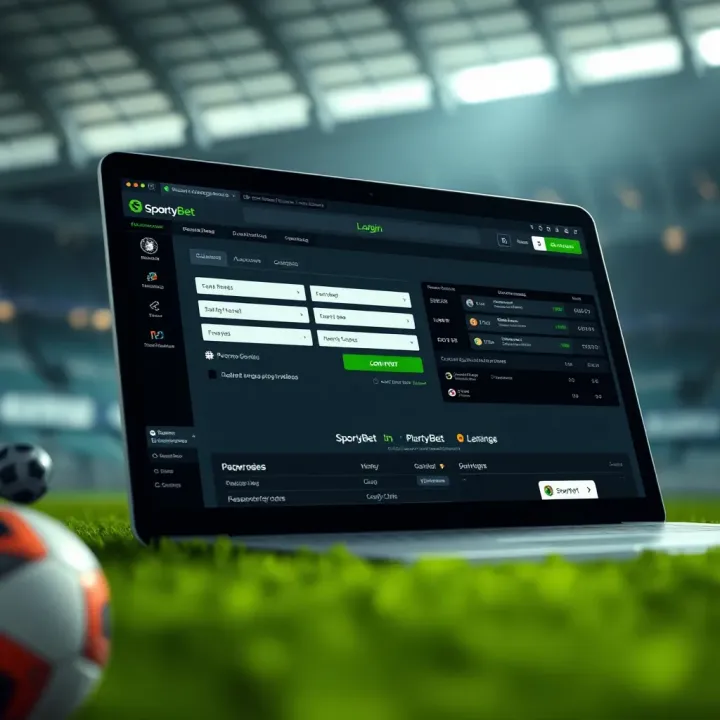 Vibrant digital advert display showcasing SportyBet's marketing campaign influence in Nigeria