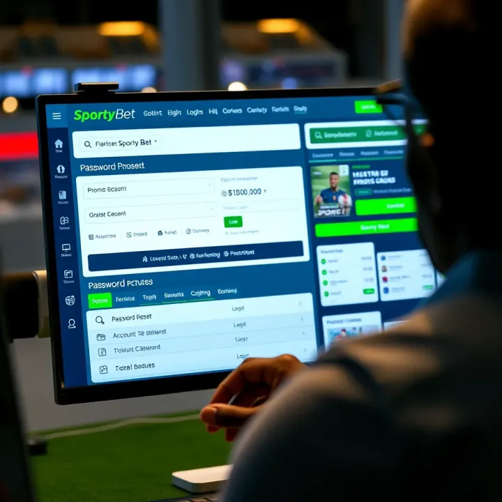 User interface displaying diverse betting options on SportyBet platform
