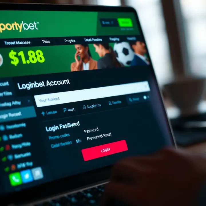 Screen displaying live sports betting odds and real-time updates on SportyBet platform