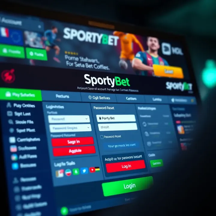 SportyBet Mobile App Interface Featuring Live Football Betting in Nigeria Smartphone displaying SportyBet app interface with live betting options and odds for football matches