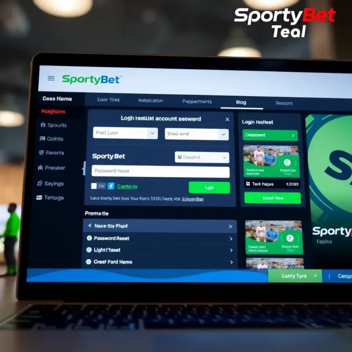 User engaging with sports betting options on SportyBet Nigeria platform