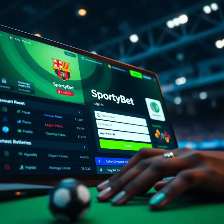 User navigating SportyBet old mobile site showing secure login notification and betting options