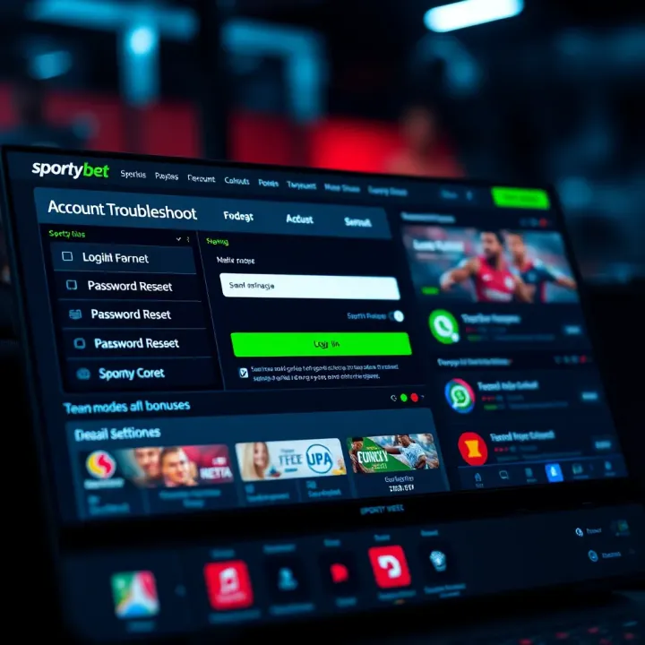 SportyBet Platform Interface and Functionality in Nigeria SportyBet platform interface showing betting options and odds