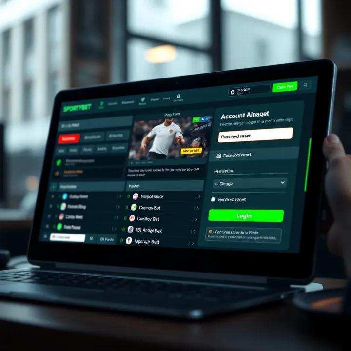 Graphic showing various sports icons connected with digital betting elements
