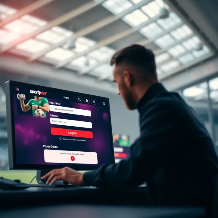 Illustration of SportyBet welcome offer details with betting icons and Nigerian flag elements