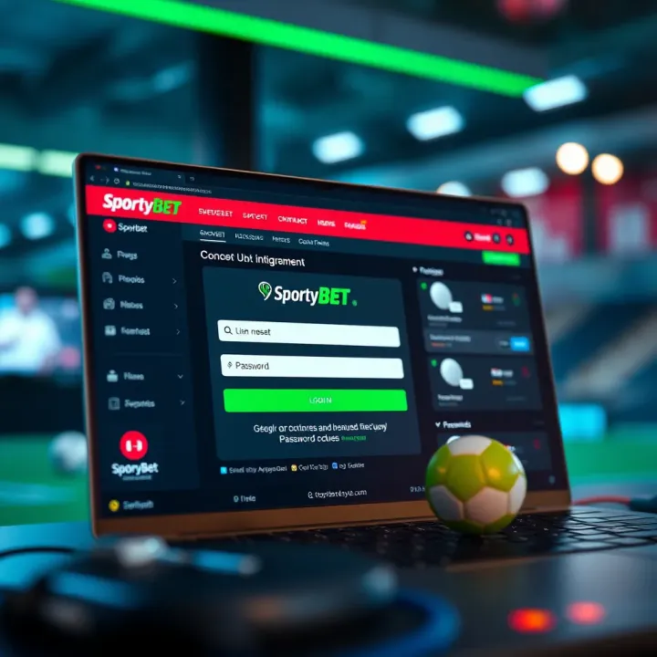 User interface displaying account registration form on SportyBet website