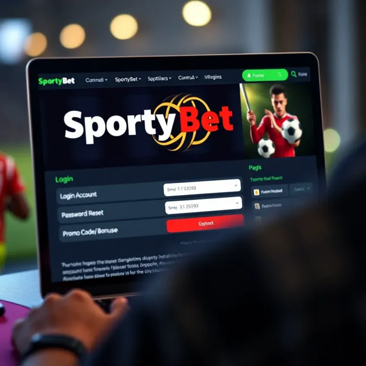 Mobile phone screen showing SportyBet app with bonus transfer option highlighted
