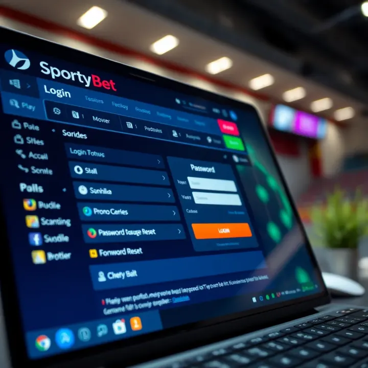 Illustration of a digital betting platform highlighting the Money Train mini-game interface on SportyBet