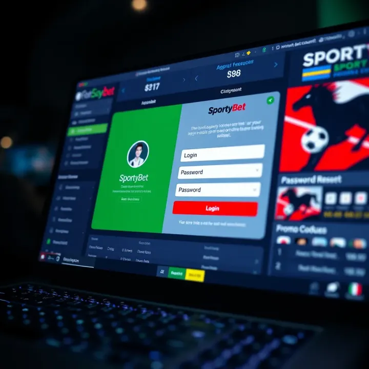 Traditional mobile betting shop setup showcasing early SportyBet operations in a Nigerian local market