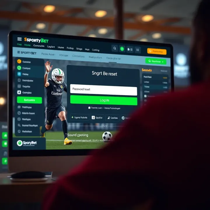 Nigerian Fans Engaged with SportyBet During Bayern Munich Matches Excited football fans watching a Bayern Munich match with SportyBet betting interface on screen