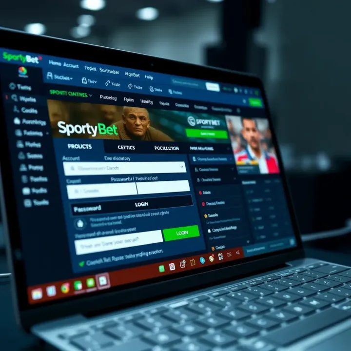 Diagram showing the flow of funds from SportyBet platform to Paga account