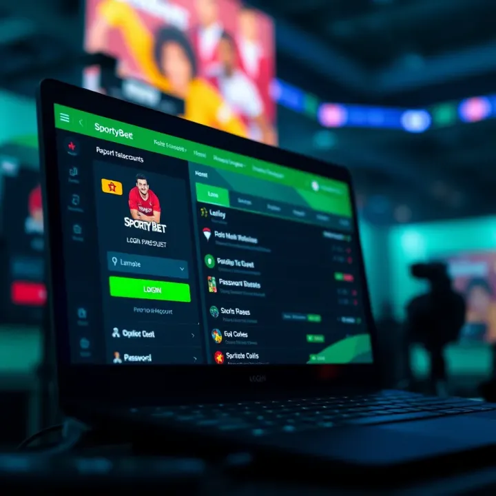Verification form on SportyBet platform highlighting ID confirmation and account setup